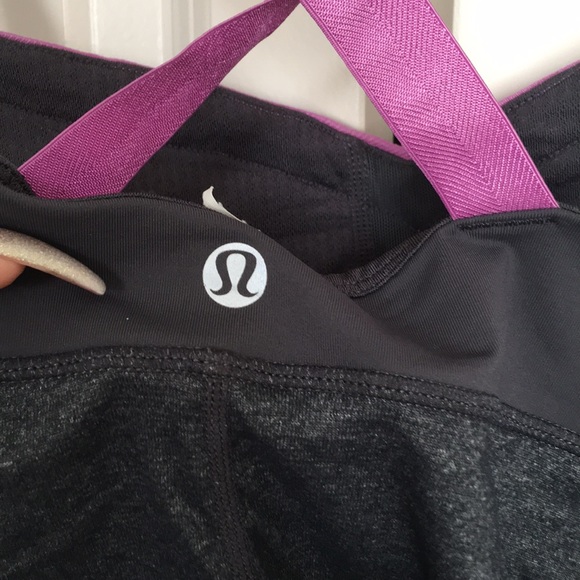 Lululemon Hot Class Tank (Purple, Heather Gray) - Picture 5 of 8